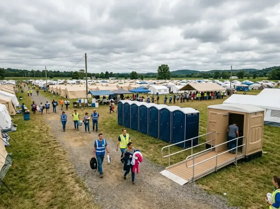 disaster-relief-camp-restrooms-010 — frequently asked questions, Dumpster & Portable Bathrooms Rental in Williamsburg, OH